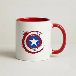 The Shield Coffee Red Mug