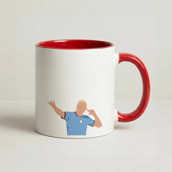 Haaland - Football Coffee Red Mug