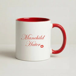 Manchild Hater Coffee Red Mug