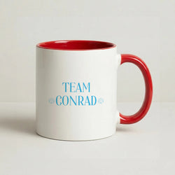 Seashells Team Conrad Coffee Red Mug