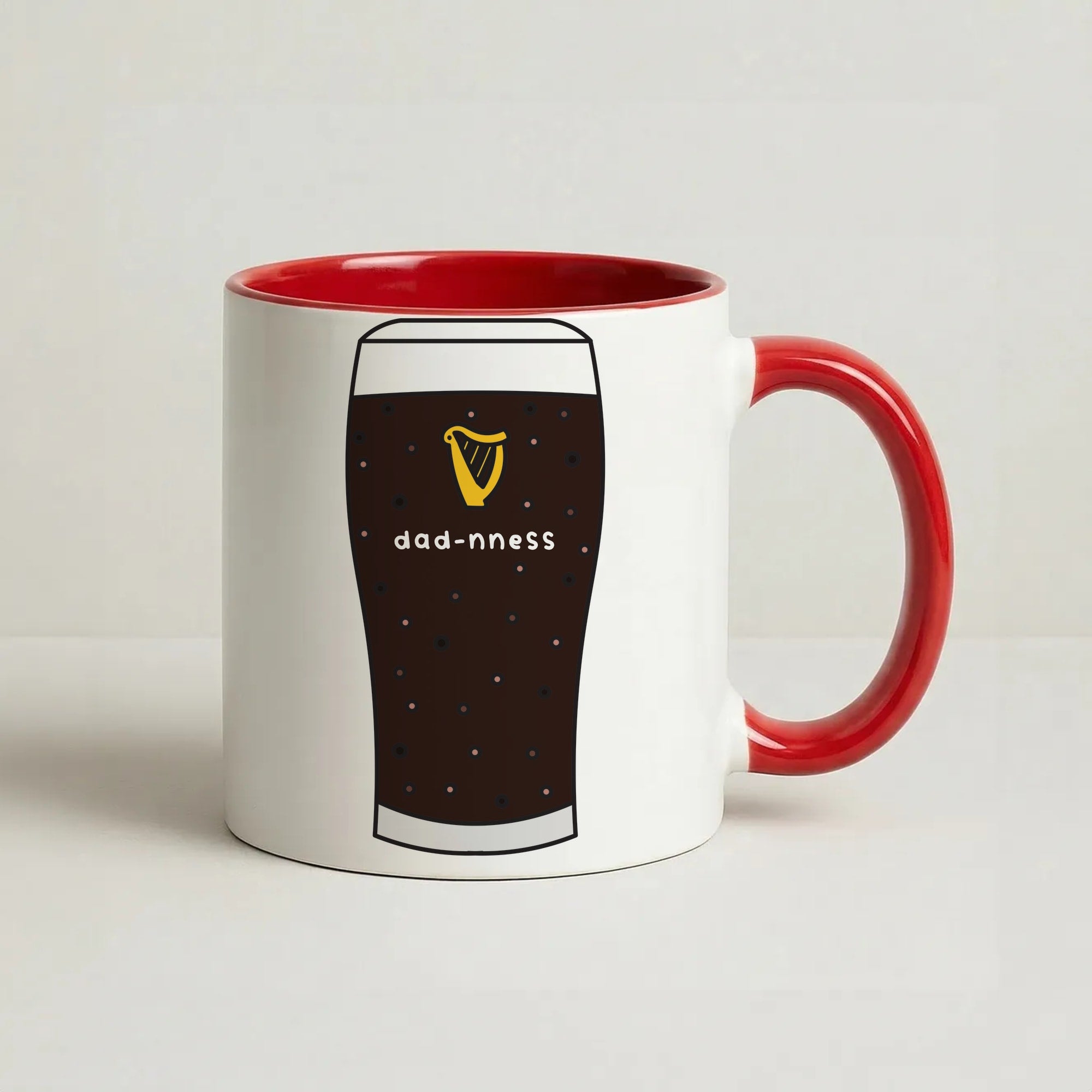 Dad-nness Coffee Red Mug