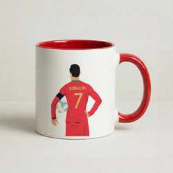 Ronaldo - Football Coffee Red Mug