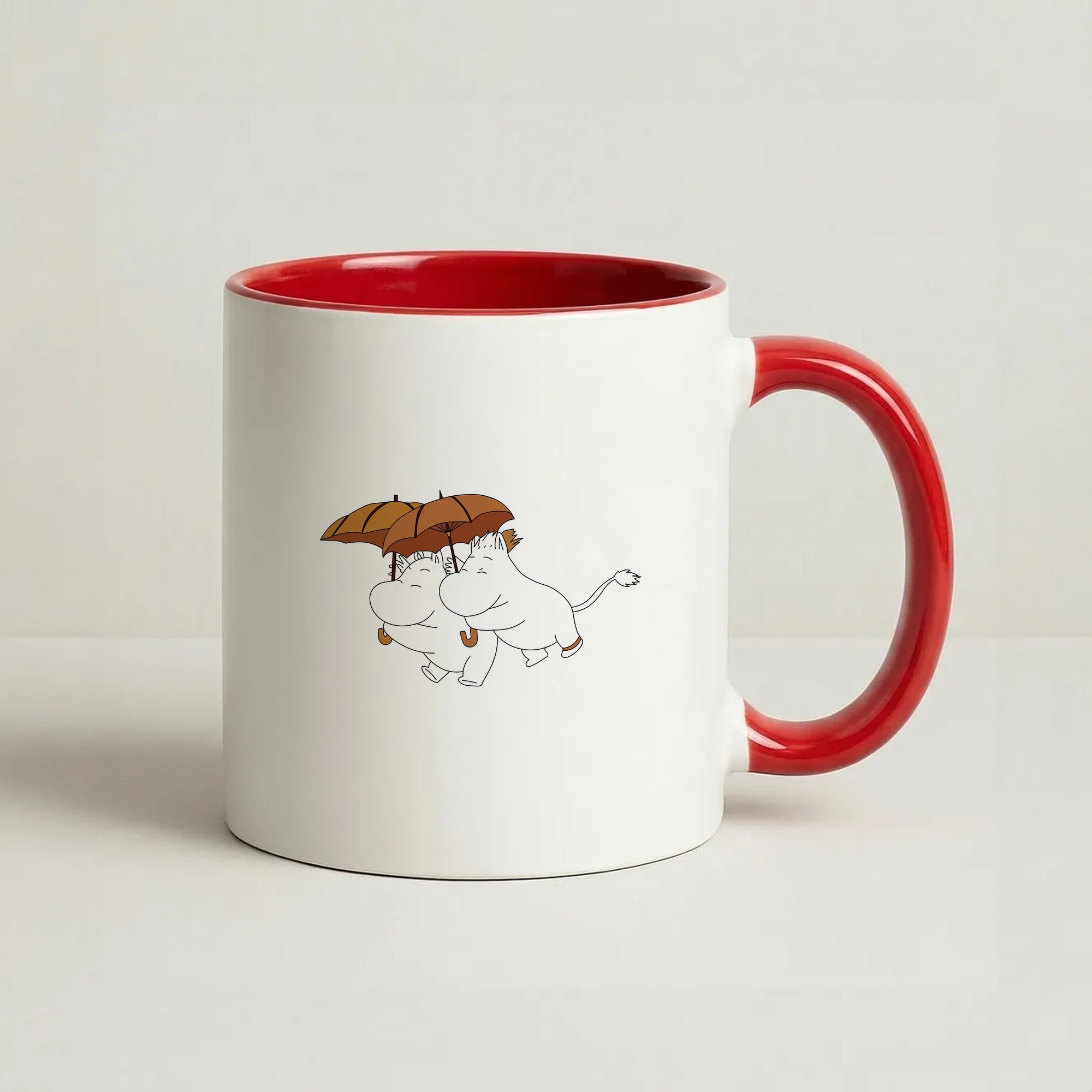 Moom Umbrellas Coffee Red Mug