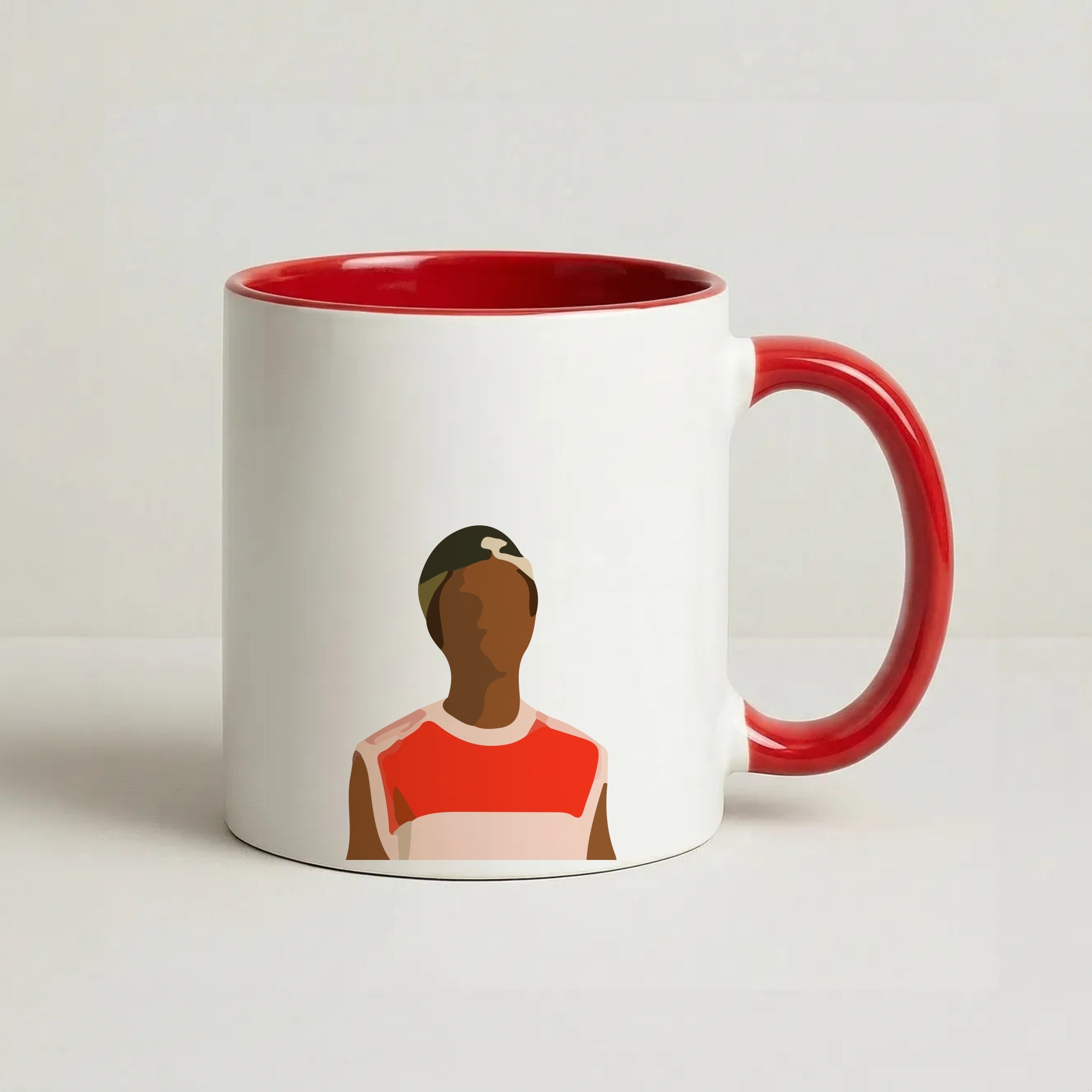 Faceless Lucas - Stranger Things Coffee Red Mug