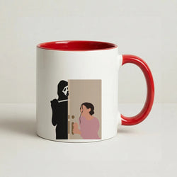 Tara And Ghostface - Scream Coffee Red Mug
