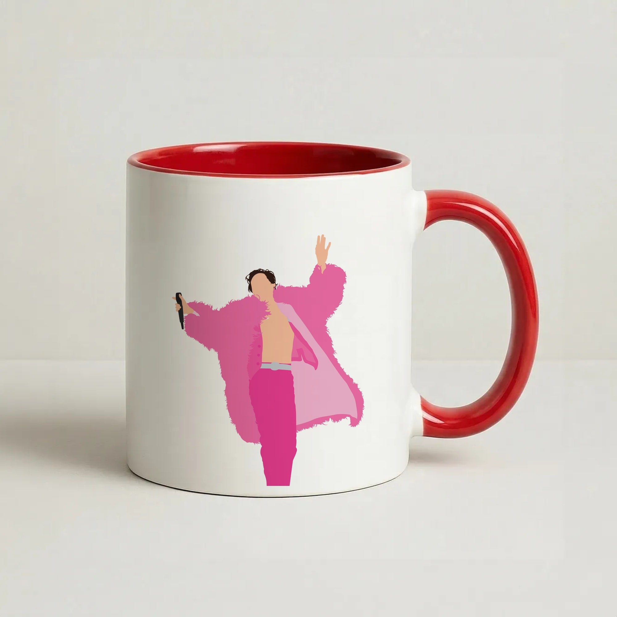 Harry Black Coat  Coffee Red Mug