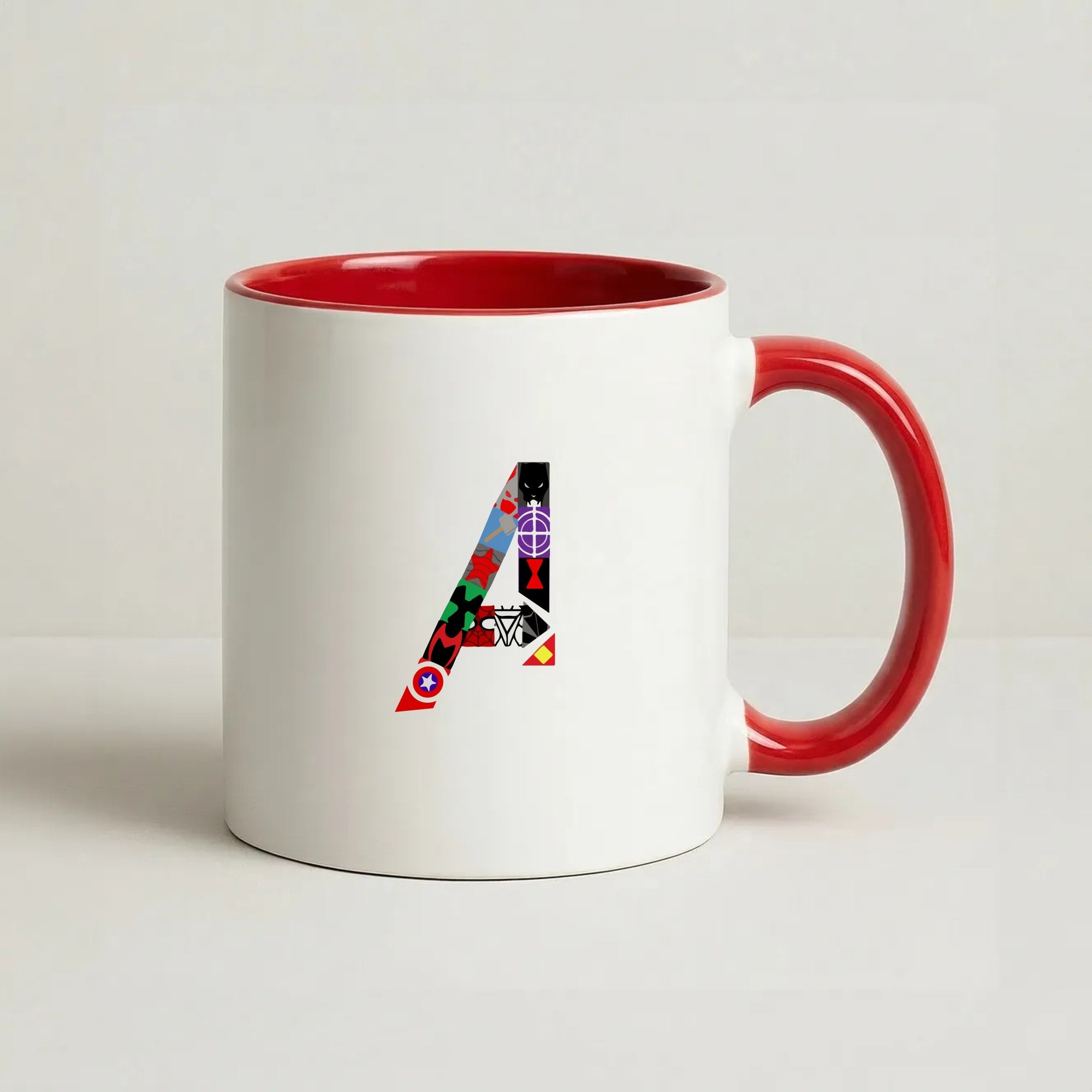 Avengers Logo - Marvel Coffee Red Mug
