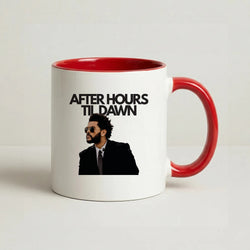 AHTD Singer Coffee Red Mug
