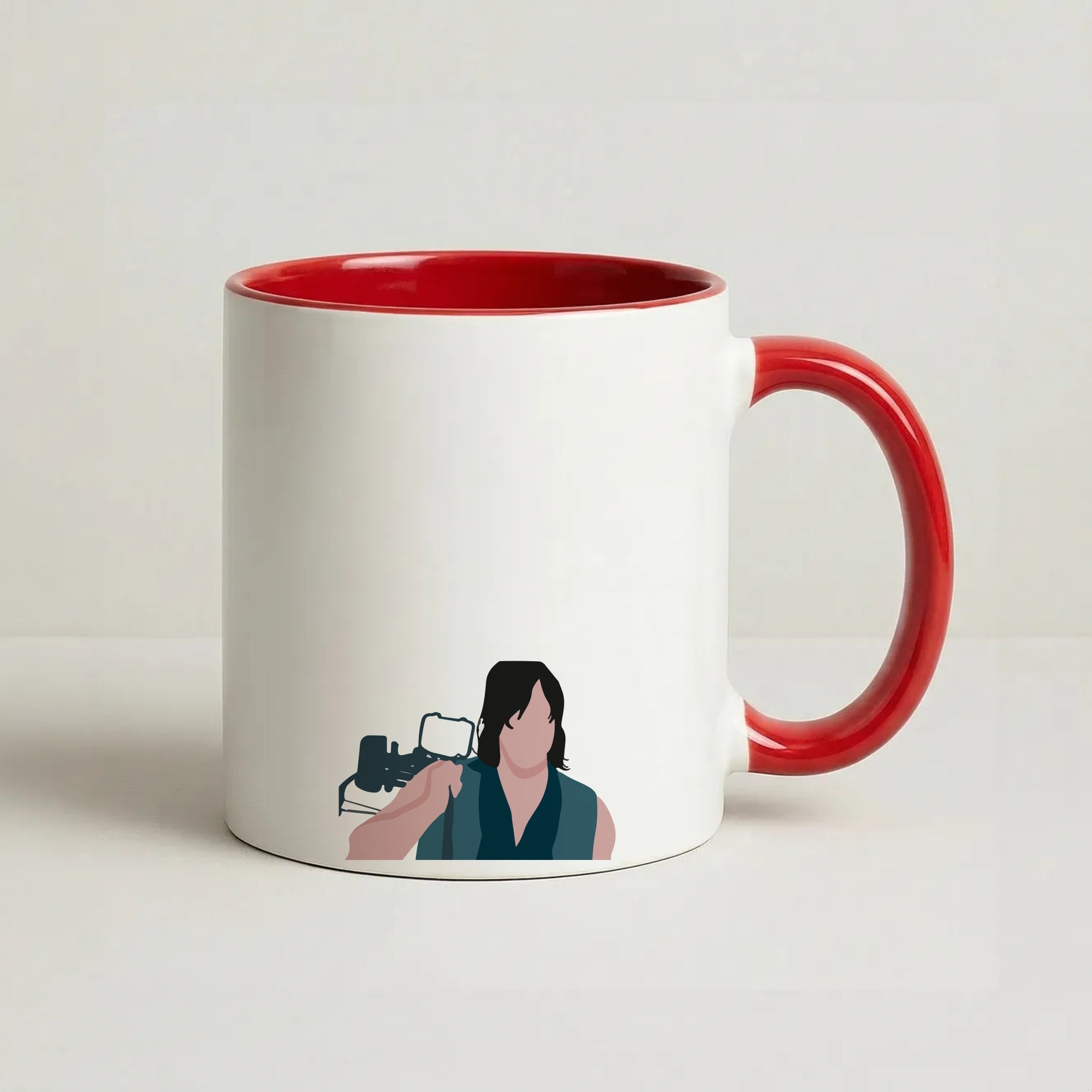 Daryl And His Crossbow - TWD Coffee Red Mug
