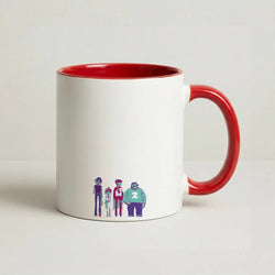 2,5,7 Coffee Red Mug