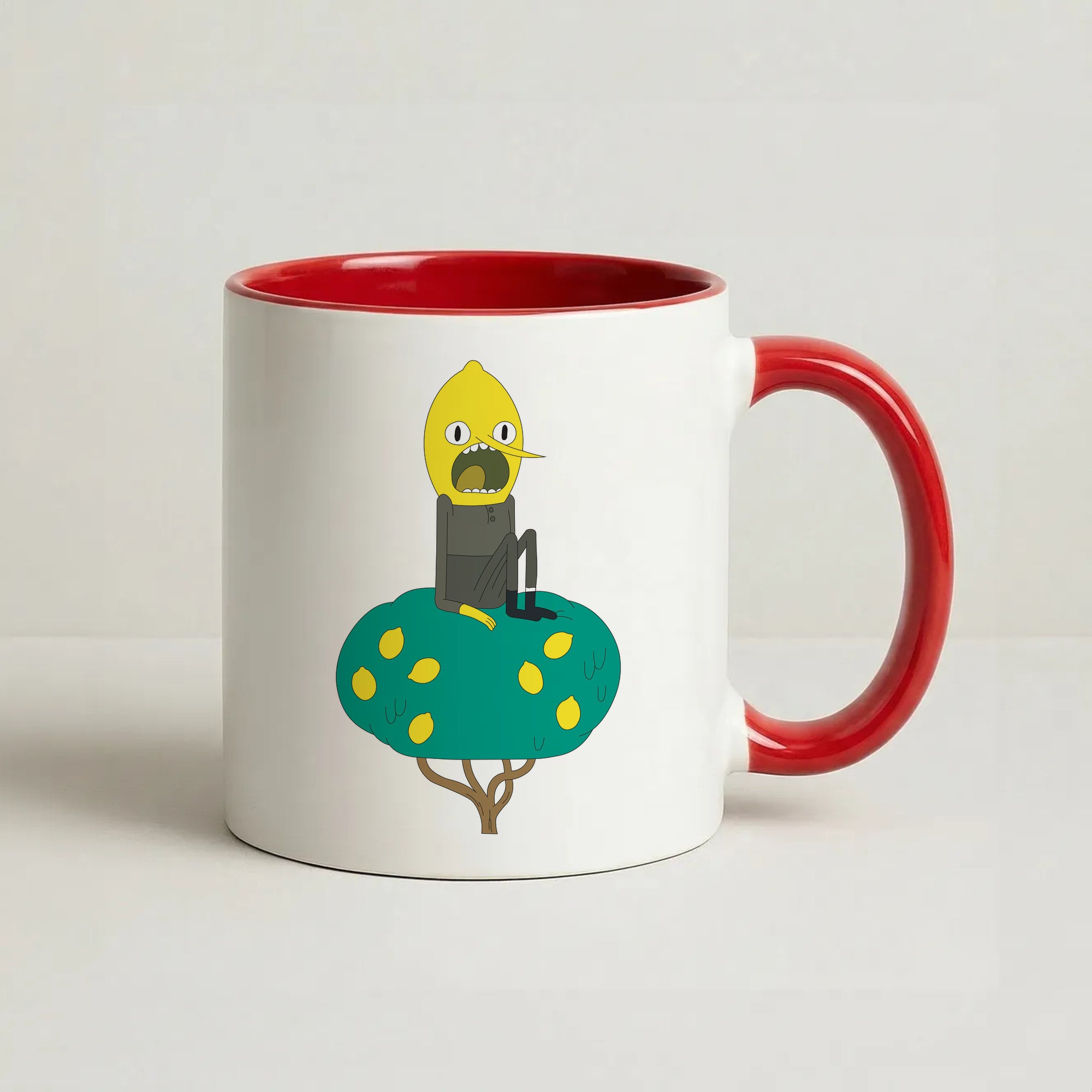 Earl Of Lemongrab Coffee Red Mug