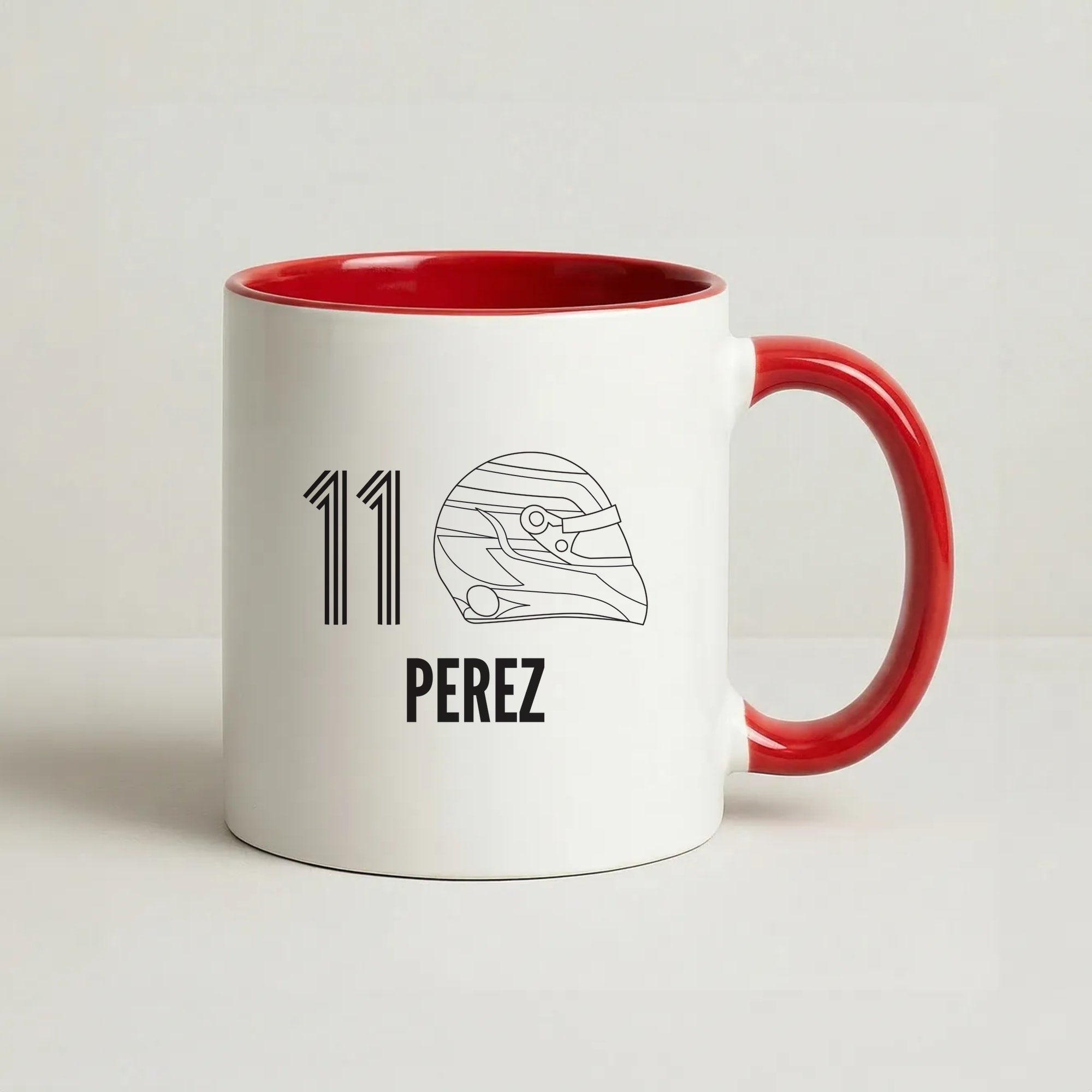 Perez Helmet 2026 Coffee Red Mug