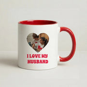I Love My Husband - Personalised Couples Mug 6