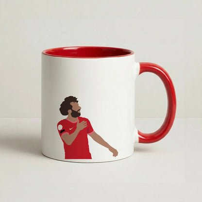 Salah - Football Coffee Red Mug