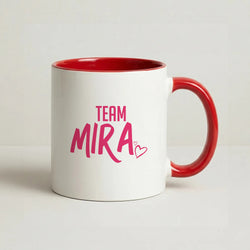 Team Mira Coffee Red Mug