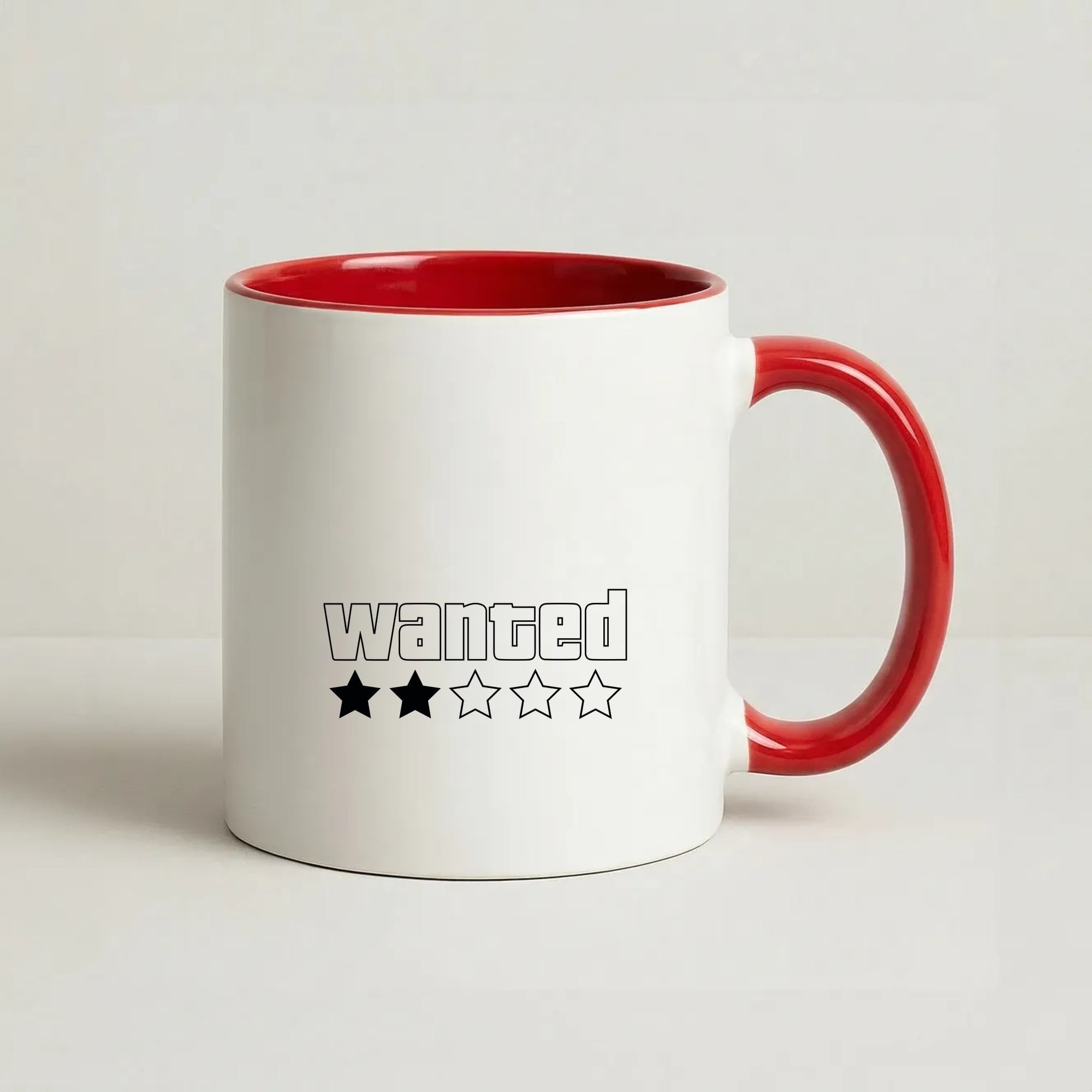 Wanted - Video Game Coffee Red Mug