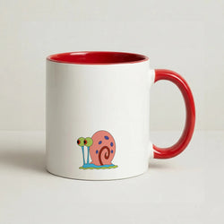 Gary The Snail Coffee Red Mug