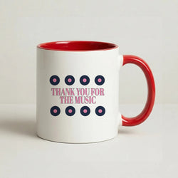 Thank You For The Music - Mamma Mia Coffee Red Mug