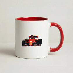 F1 Car  Coffee Red Mug