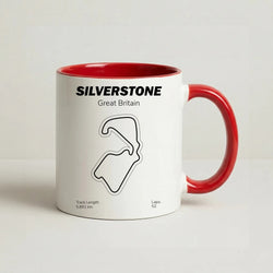 Silverstone Circuit Coffee Red Mug