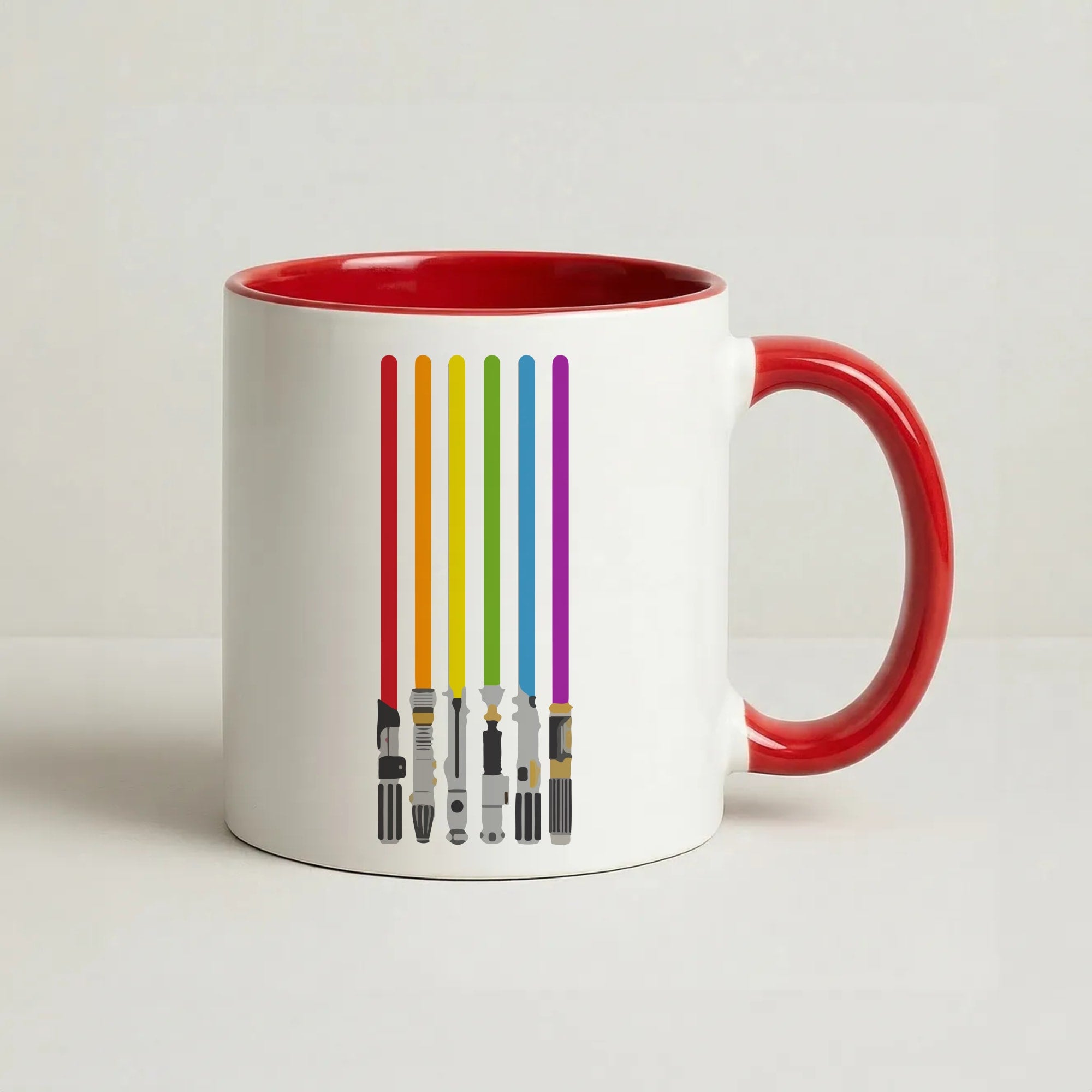 Lightsabers Coffee Red Mug