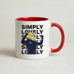 Max Simply Lovely Coffee Red Mug