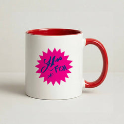 One Pound Fish - British Pop Culture Coffee Red Mug