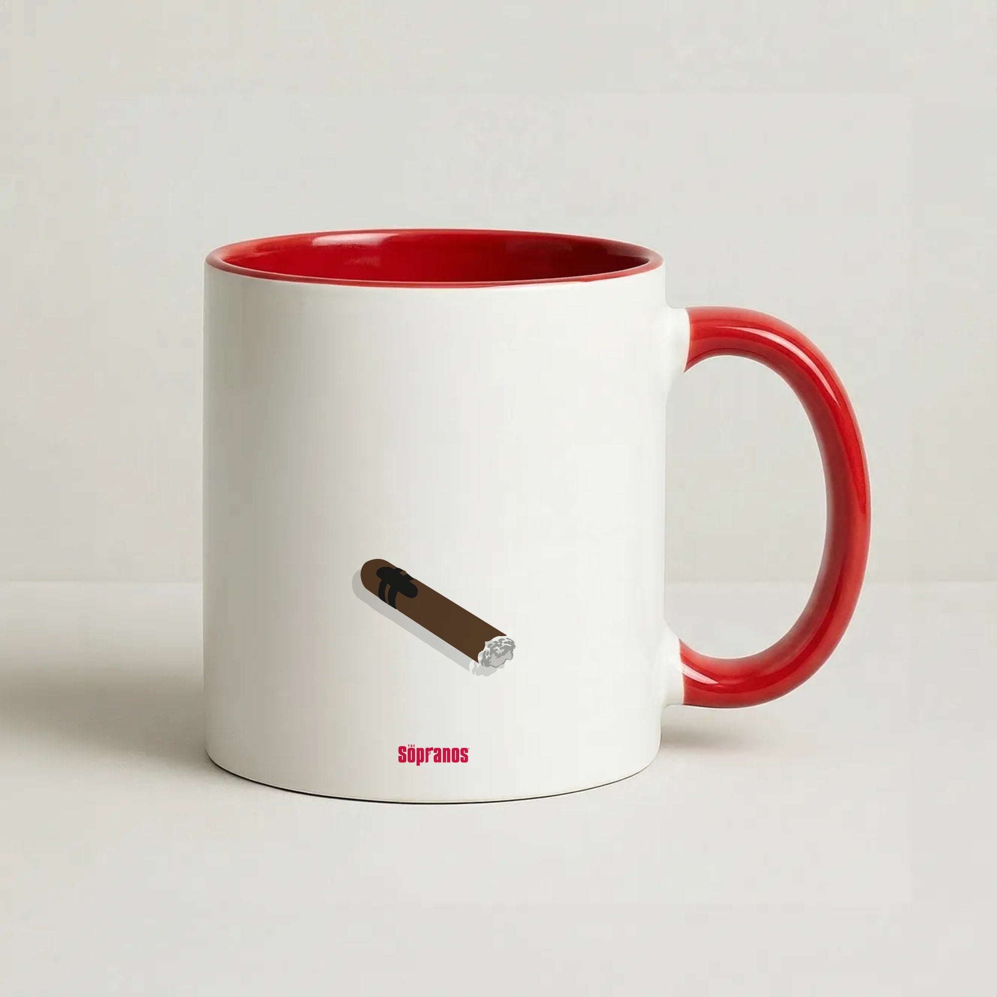 Cigar Coffee Red Mug
