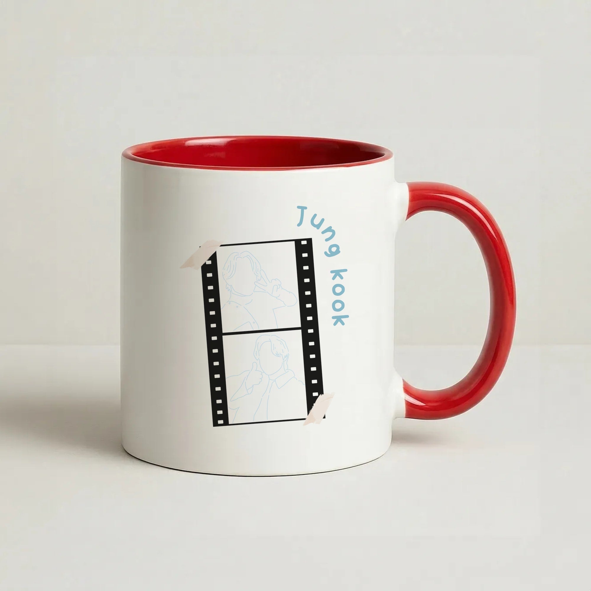 Jung Kook - K Pop Coffee Red Mug