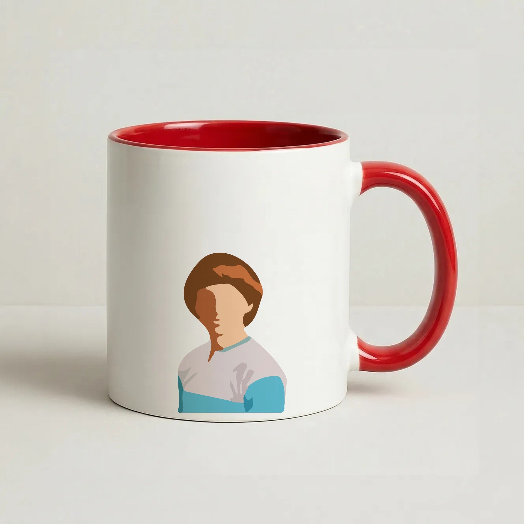 Faceless Will - Stranger Things Coffee Red Mug