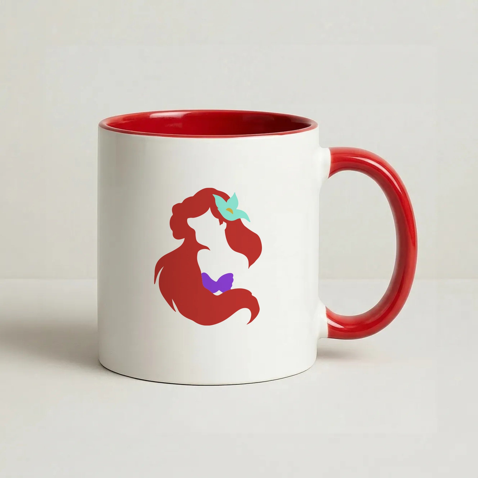 Ariel Coffee Red Mug