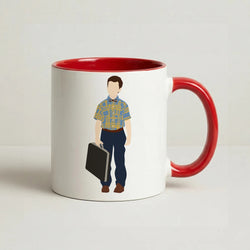 First Day - Sheldon Coffee Red Mug