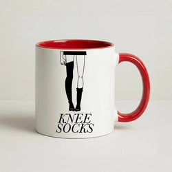 Knee Socks Coffee Red Mug
