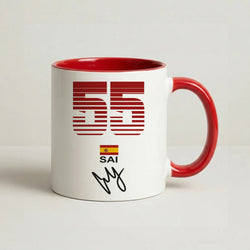 Sainz - F1 Coffee Red Mug