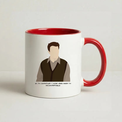 Hi, I'm Chandler Coffee Red Mug