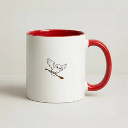 Messenger Owl Hedwig Coffee Red Mug