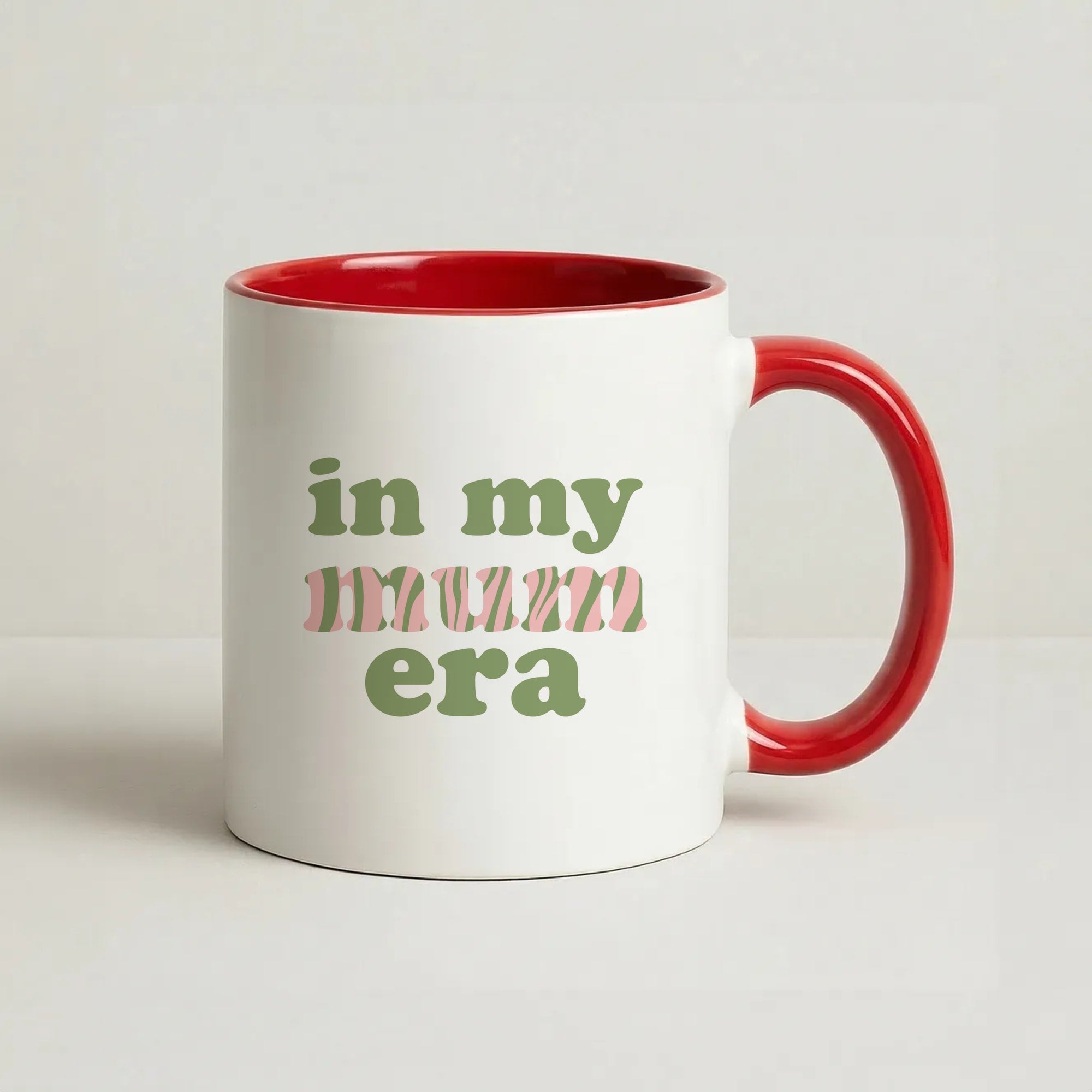 In My Mum Era Coffee Red Mug