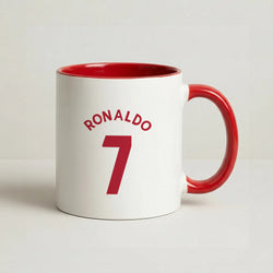 Iconic 7 - Ronaldo Coffee Red Mug