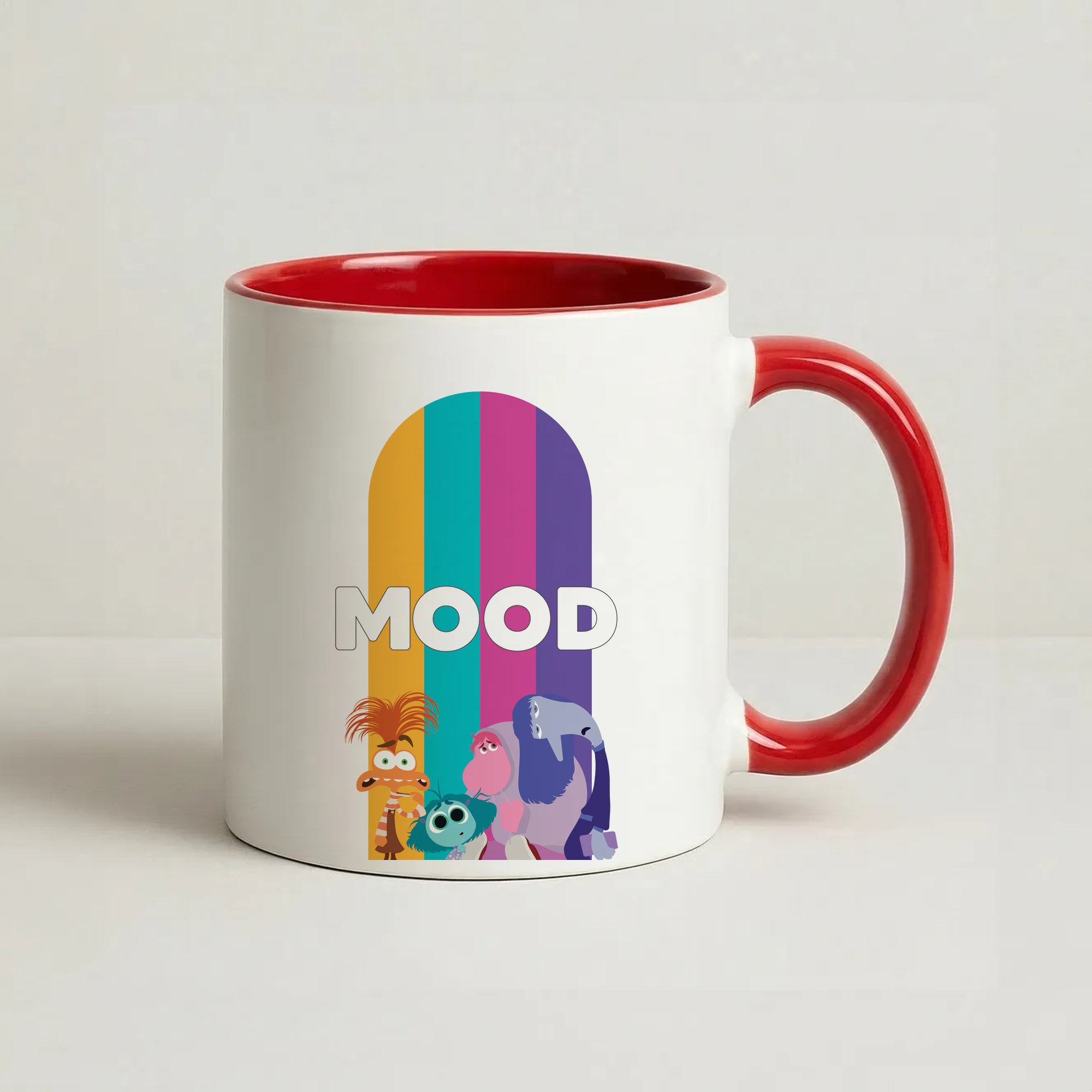 Mood - Inside Out Coffee Red Mug