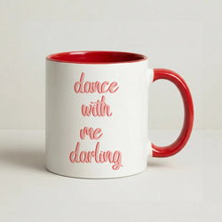 Dance With Me Darling - Fender Coffee Red Mug