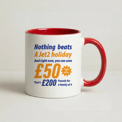Nothing Beats A Jet Holiday Coffee Red Mug