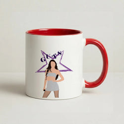Dark Purple Olivia Coffee Red Mug