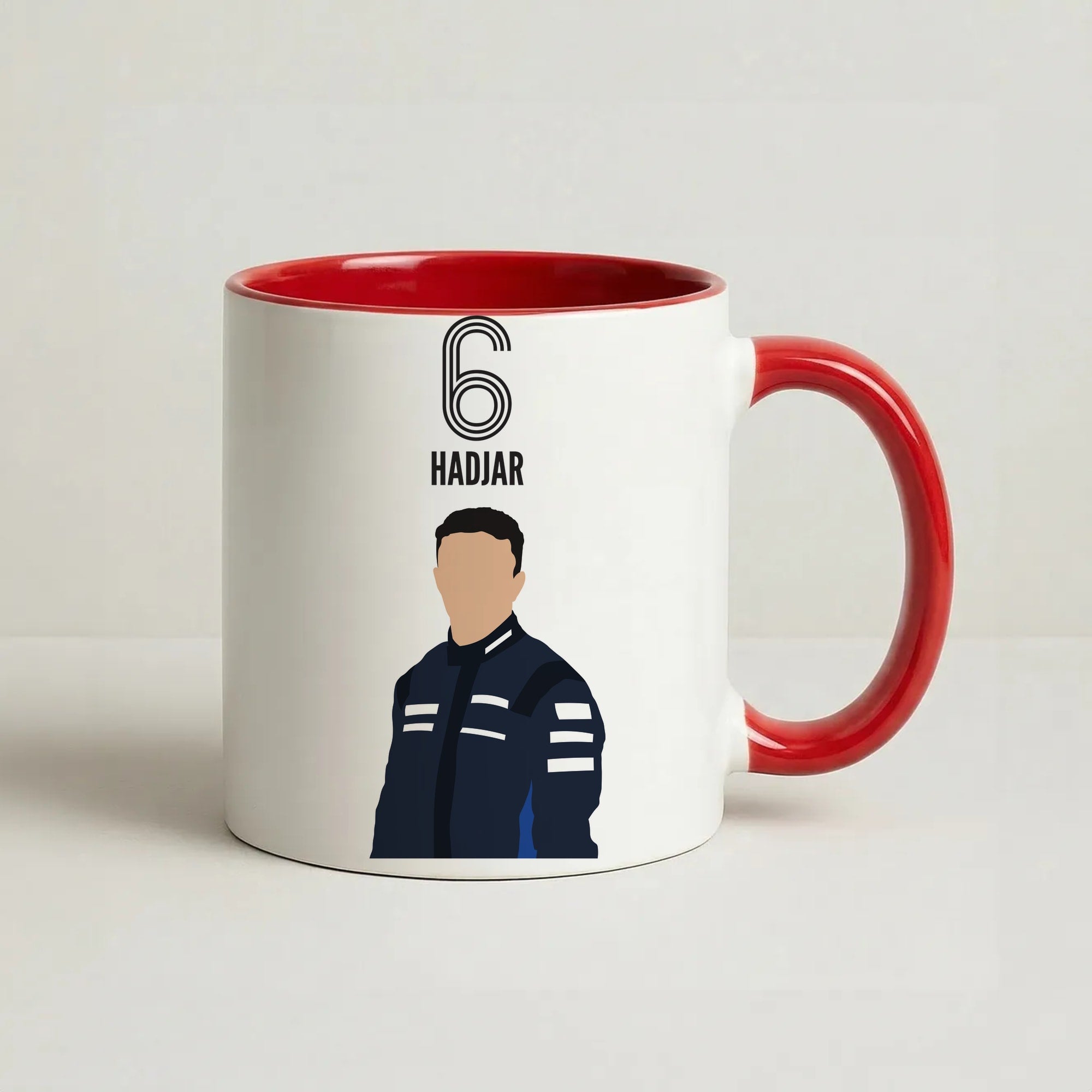 Hadjar 2026 Coffee Red Mug