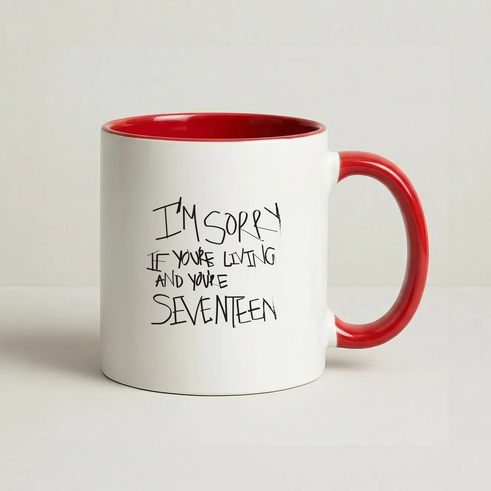 I'm Sorry - The 1975 Coffee Red Mug