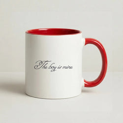 The Boy Is Mine Coffee Red Mug