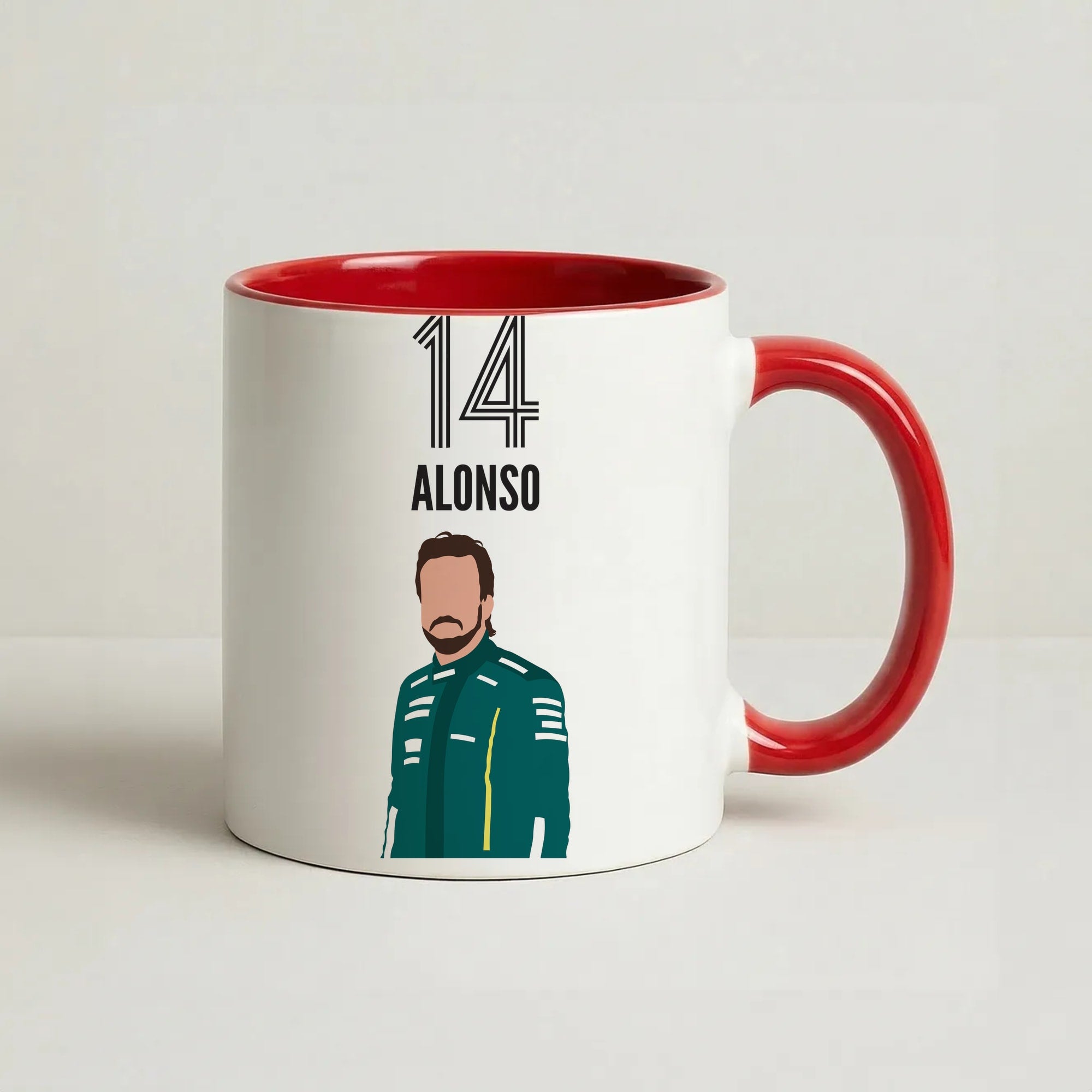 Alonso 2026 Coffee Red Mug