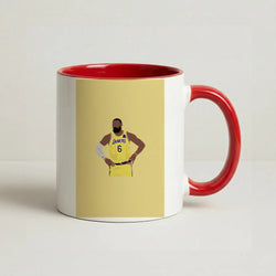 Lebron - Baskteball Coffee Red Mug