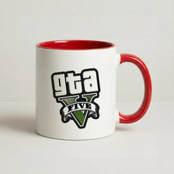 Green Five - Video Game Coffee Red Mug