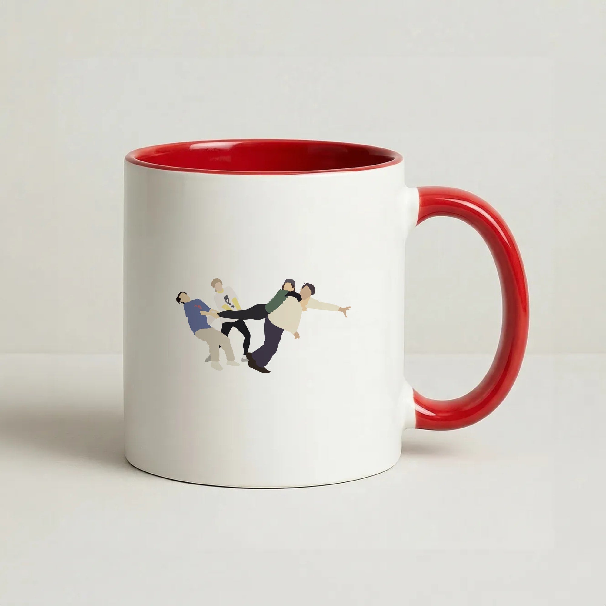 Tug Of War Coffee Red Mug