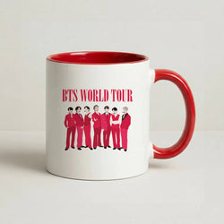 K-Pop Band World Tour 2026 Coffee Red Mug